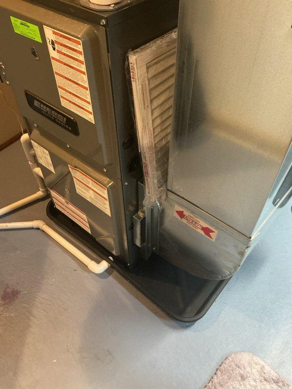 Performed annual heating maintenance on an EnergiAir WT 01-2034 furnace system (CM: 2024). Inspected unit thoroughly, finding system in normal working condition with proper labeling and no visible damage, leaks, or unusual conditions. Completed standard tune-up procedures to ensure optimal operation for the heating season.