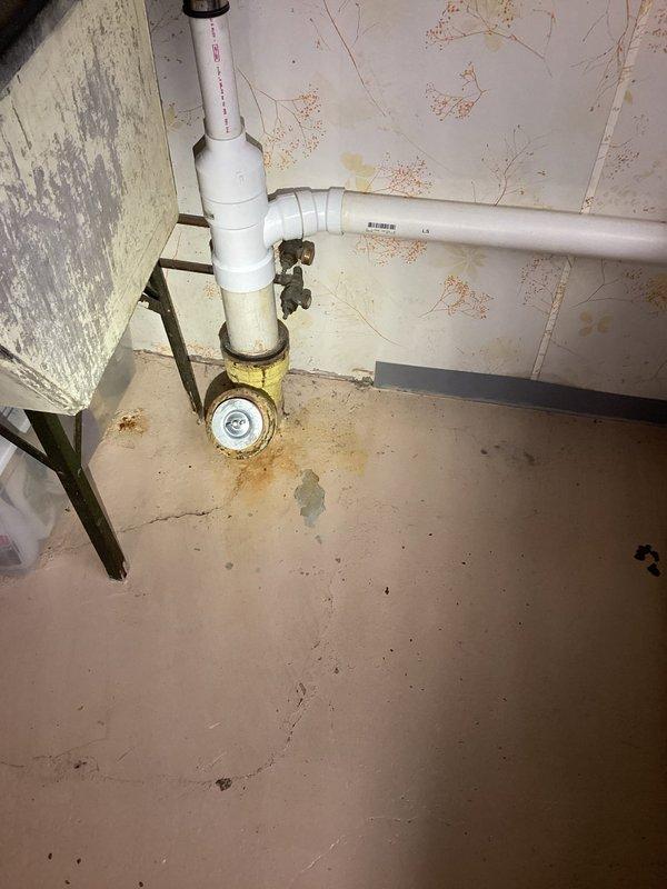 Completed replacement of severely corroded cast iron cleanout in basement with new PVC components. Work involved removing the deteriorated section, installing compatible fittings, and ensuring proper connections to existing plumbing system. Final inspection confirmed no leaks and restored full functionality to the waste line cleanout access.