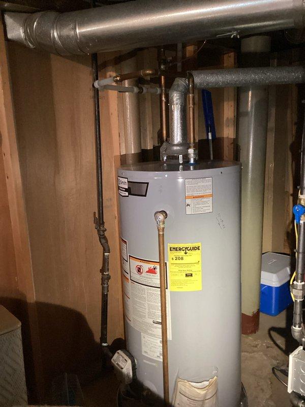 Completed replacement of severely corroded cast iron cleanout in basement with new PVC components. Work involved removing the deteriorated section, installing compatible fittings, and ensuring proper connections to existing plumbing system. Final inspection confirmed no leaks and restored full functionality to the waste line cleanout access.