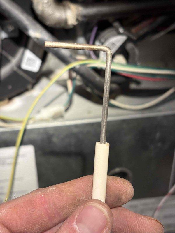 Performed annual heating tune-up on 14-year-old Lennox furnace. Conducted thorough inspection including flame sensor cleaning and condensate drain system check. System is functioning properly with no humidity issues identified.