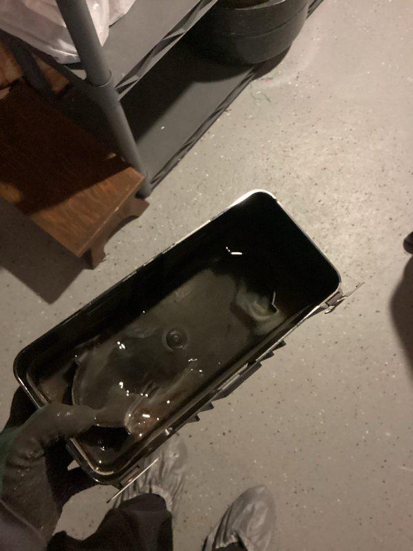 Performed annual furnace tune-up for Comfort Club member. Discovered water accumulation in condensate collection pan; cleaned and inspected the drain system to ensure proper drainage. System is an EnergiAir WT 11-2034 with humidifier, approximately 1 year old and now functioning correctly.