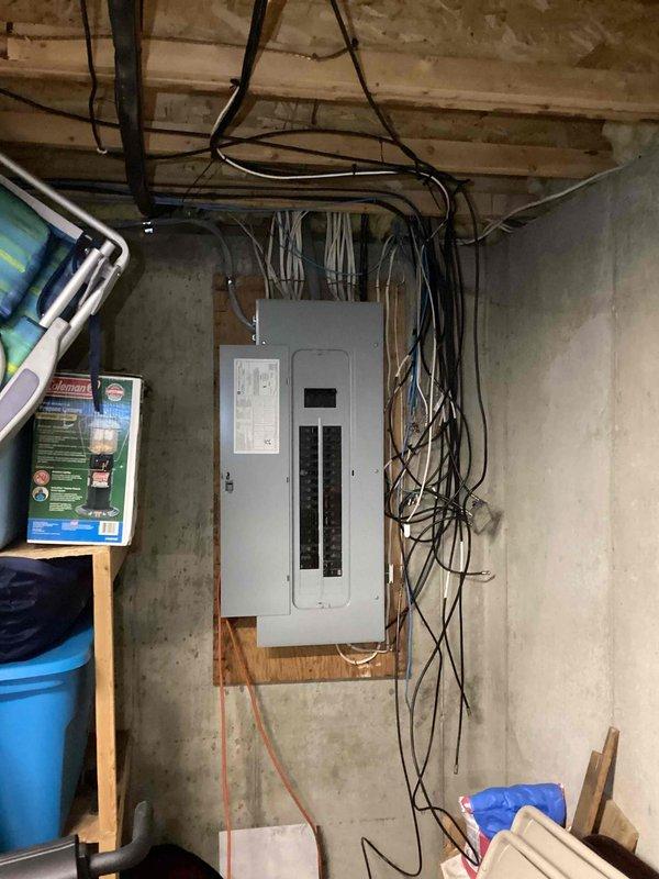 Conducted site assessment for standby generator installation, documenting existing electrical infrastructure including the 240V Class 200 meter and main breaker panel. Evaluated available space and current electrical configuration to determine appropriate generator sizing and placement options. Completed estimate for customer consideration with pricing subject to conditions discussed during consultation.