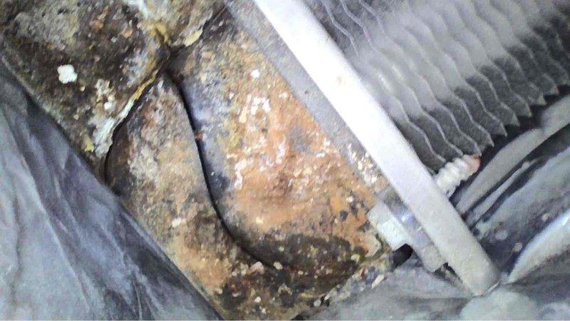 Performed annual furnace tune-up on 31-year-old ICP system for Comfort Club member. Identified significant corrosion on heat exchanger piping and documented with photos. Recommended system evaluation as equipment is well beyond expected service life with visible deterioration that may affect performance and safety.
