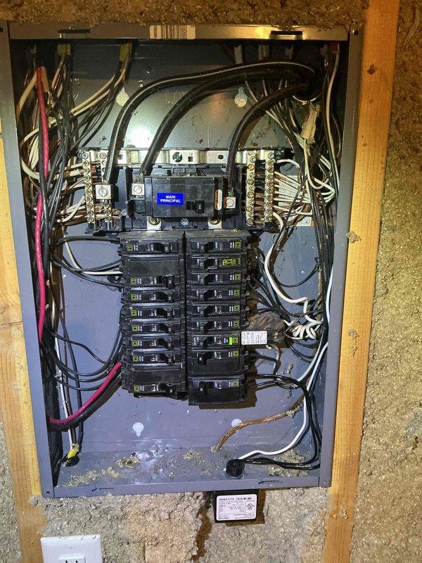 Installed whole home surge protection system on existing electrical panel. Accessed main breaker panel, inspected current wiring configuration, and successfully integrated surge protection device to safeguard all circuits from power surges and electrical spikes.