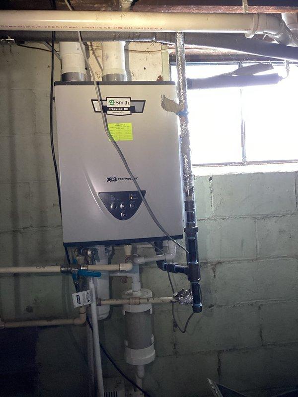 Conducted a comprehensive inspection of the property's gas piping system after client reported potential gas leak(s). Documented the existing installation in the basement utility area, including proximity to the Smith water heater with X3 technology and associated PVC ventilation system. Prepared detailed estimate outlining options for targeted repairs of identified leak points versus complete replacement of the entire gas piping network.