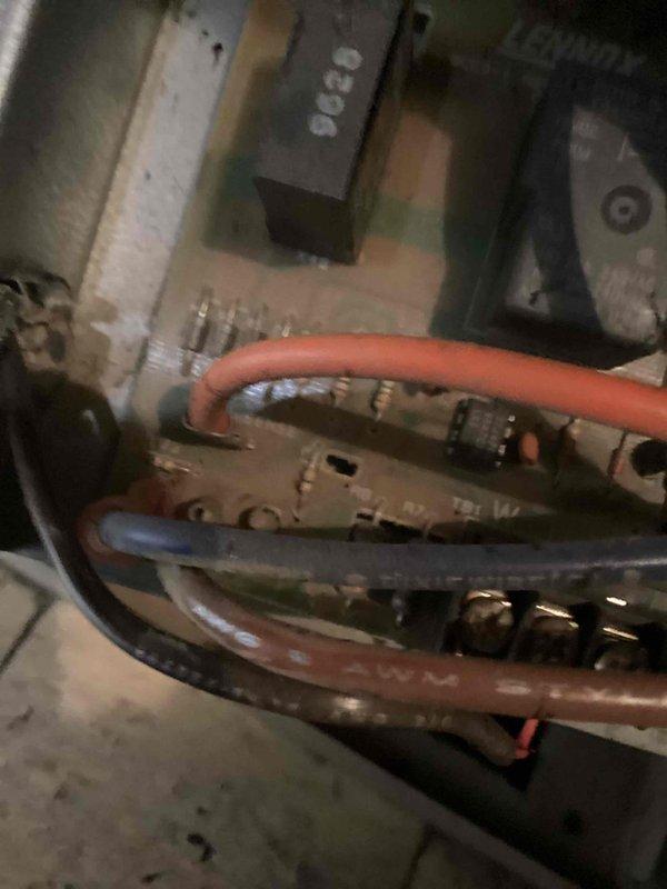 Diagnosed furnace short cycling issue caused by faulty control board. Inspection of electrical components revealed corroded terminals and damaged wiring connections on the circuit board. Replaced control board, cleaned all electrical contacts, and located filter compartment for customer to enable proper maintenance going forward. Unit now functioning properly with normal heating cycles.