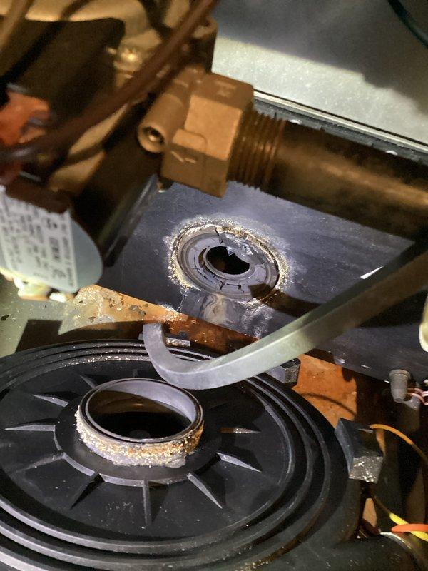Performed annual heating maintenance service on a 19-year-old Goodman furnace with humidifier. Completed comprehensive tune-up including system inspection, cleaning of components, and operational testing. Noted minor corrosion around heat exchanger port that should be monitored but system is functioning properly at this time.