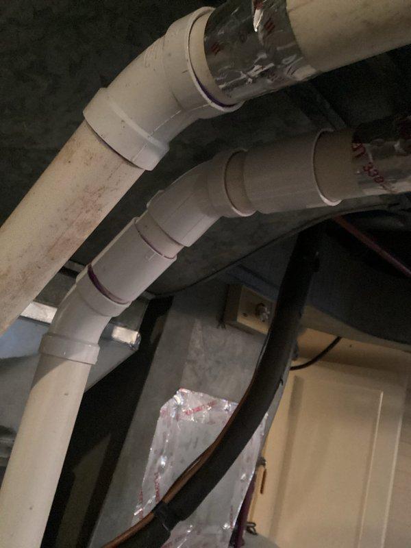 Performed annual heating system tune-up on EnergiAir furnace (model WT 08-2027) with no humidifier present. Inspected PVC exhaust/intake piping system and verified proper connections at all joints. System is functioning correctly with no issues identified; unit is on track with manufacturer's 3-year maintenance schedule.