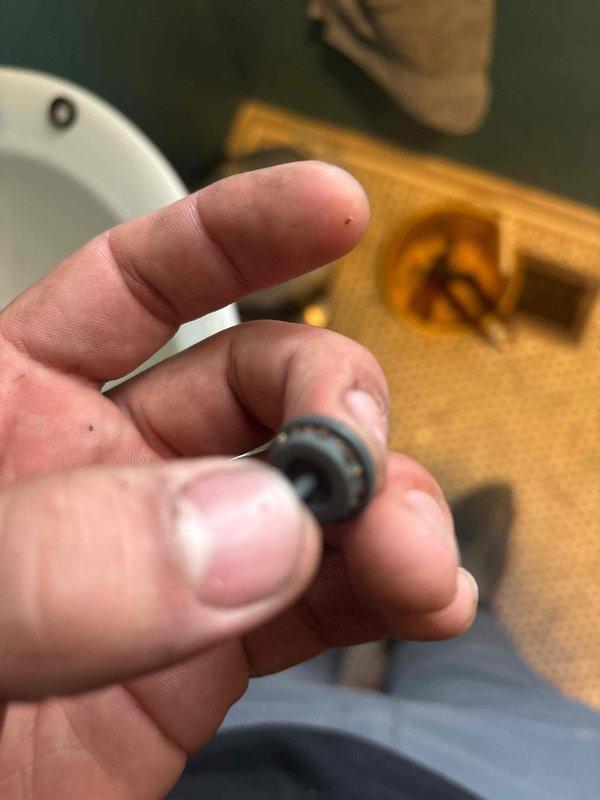 Responded to service call regarding low water pressure following recent water heater installation. Identified failed flow restrictor washer causing pressure issues. Removed and replaced damaged component, restoring normal water flow and pressure to the system.