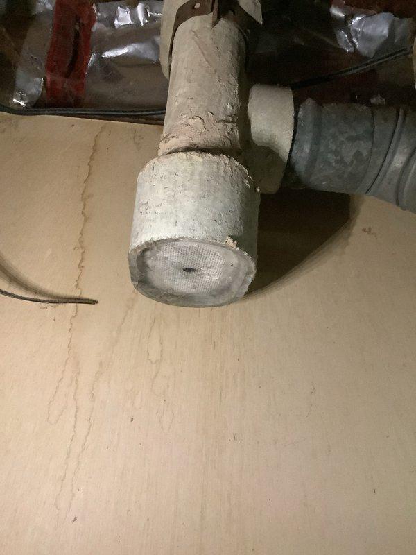 Conducted comprehensive assessment of existing water heater system showing signs of age, including deterioration of insulation, pipe discoloration, and possible corrosion at connection points. Evaluated feasibility of converting current gas range to electric, documenting necessary plumbing and electrical requirements for both projects. Provided detailed estimate for water heater replacement and conversion options based on inspection findings.