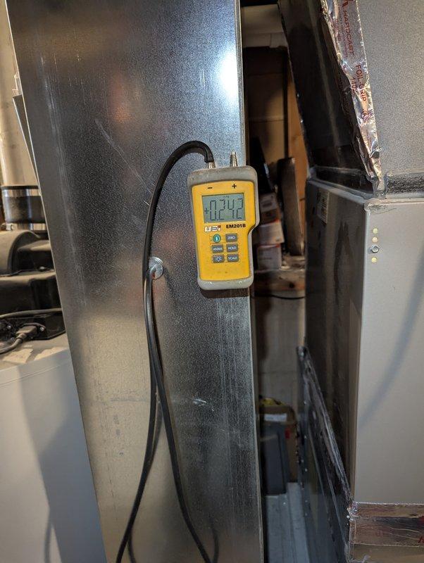 Responded to customer complaint of blower noise during startup and shutdown in a 4-year-old ENE WT 2-2032 unit. Conducted diagnostic testing with EM201R measurement device to assess vibration levels at multiple points on the system. Identified minor imbalance in blower wheel causing the noise issue and performed necessary adjustments to reduce operational noise to acceptable levels.