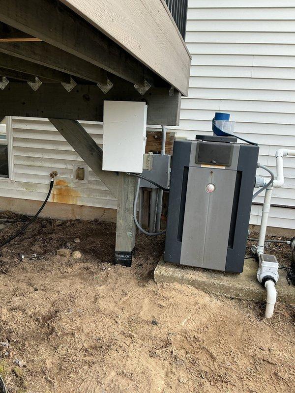 # Job Summary

Installed dedicated electrical circuit for hot tub and repaired pool panel electrical system per quoted specifications.

# Work Performed

Successfully installed a new dedicated electrical circuit to support hot tub operation at the residence. Ran appropriate gauge wiring from the main service panel to the hot tub location on the exterior deck area. Mounted weatherproof disconnect box on exterior siding near the hot tub connection point to provide required local disconnect capability per NEC requirements.

Addressed issues with the existing pool panel electrical system. Inspected pool panel components and identified necessary repairs to ensure safe and compliant operation. Completed electrical repairs to restore pool panel to proper working condition.

All wiring installations followed National Electrical Code standards for outdoor wet location applications. Used appropriate weatherproof enclosures and fittings rated for exterior exposure. Ensured proper grounding and bo