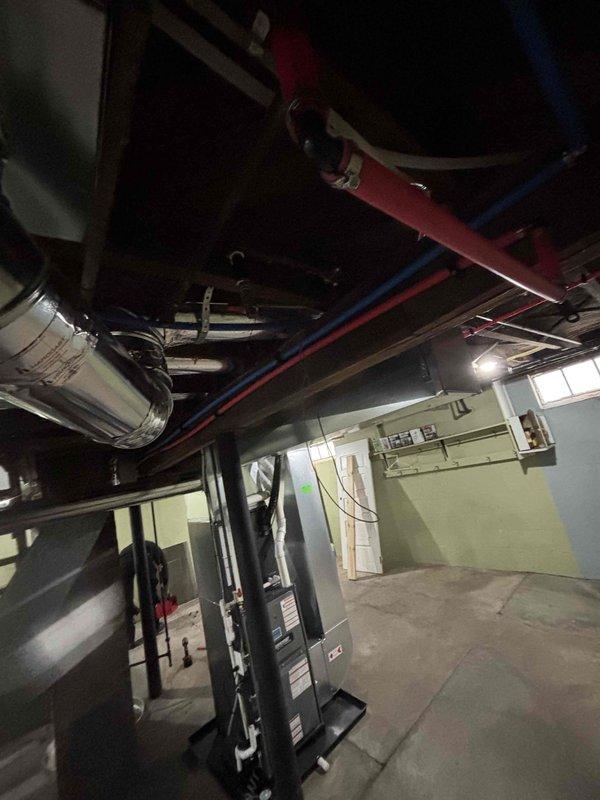 # IAQ-MISCNC Job Completion Summary

Relocated water heater closer to chimney connection as originally specified during furnace installation but not completed at that time. Repositioned unit to proper location while maintaining clearances and ensuring all supply lines, venting, and connections remained secure and code-compliant. Verified proper operation of both water heater and adjacent HVAC system following relocation.
