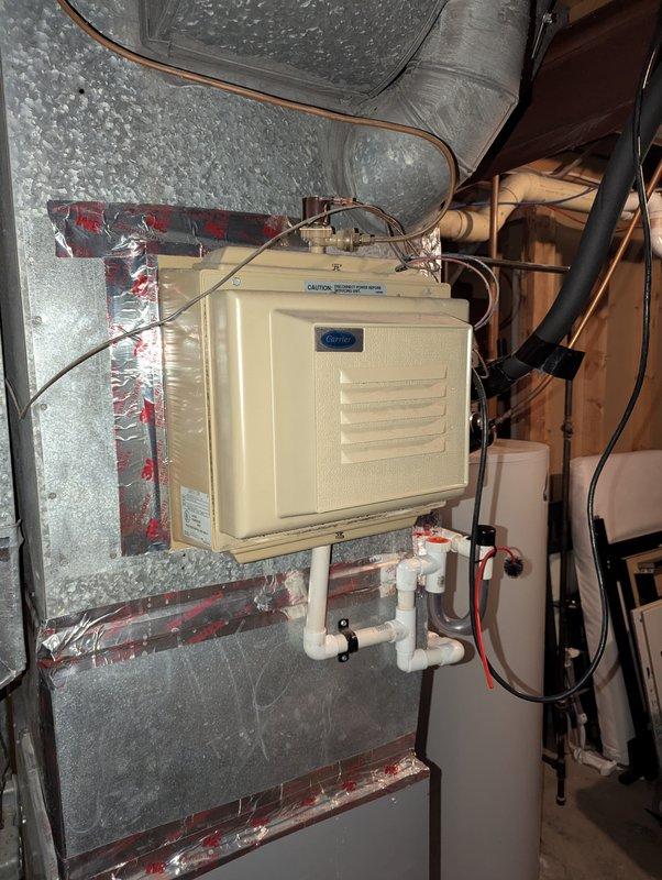 # HVAC Inducer Motor Replacement

Completed quoted repair work on residential furnace system. Removed failed inducer motor assembly and installed new replacement unit. Verified proper operation of draft inducer, confirmed adequate venting pressure, and tested system startup sequence. All safety controls functioning correctly. System restored to normal operation with proper combustion air flow established.