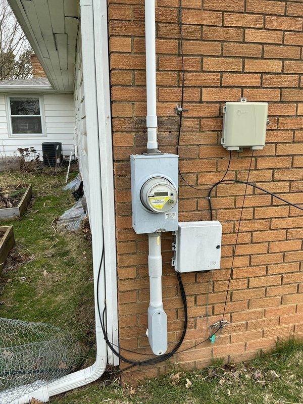 Conducted electrical estimate for bathroom exhaust fan installation to address improperly vented bathroom opening that currently leads directly into insulation cavity. Assessed existing electrical panel capacity and evaluated exterior wall penetration requirements for proper ductwork termination through brick exterior with appropriate weatherproofing and damper installation.