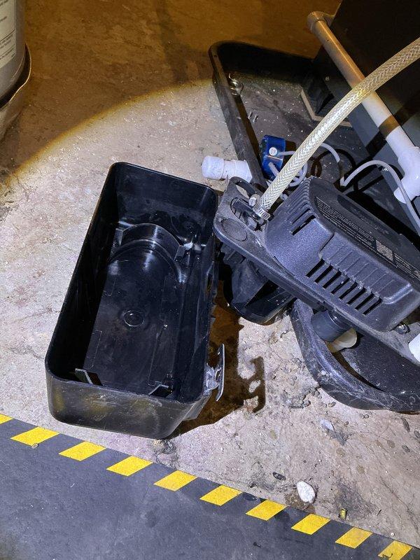 Completed annual heating maintenance and furnace tune-up on EnergiAir system with 2023 compressor. Observed condensate drainage system with dual drain pans showing active moisture collection and HVAC condensate pump operation. Additionally noted water heater in mechanical room displaying significant mineral buildup and corrosion on pressure relief valve, indicating active water leakage requiring future attention.