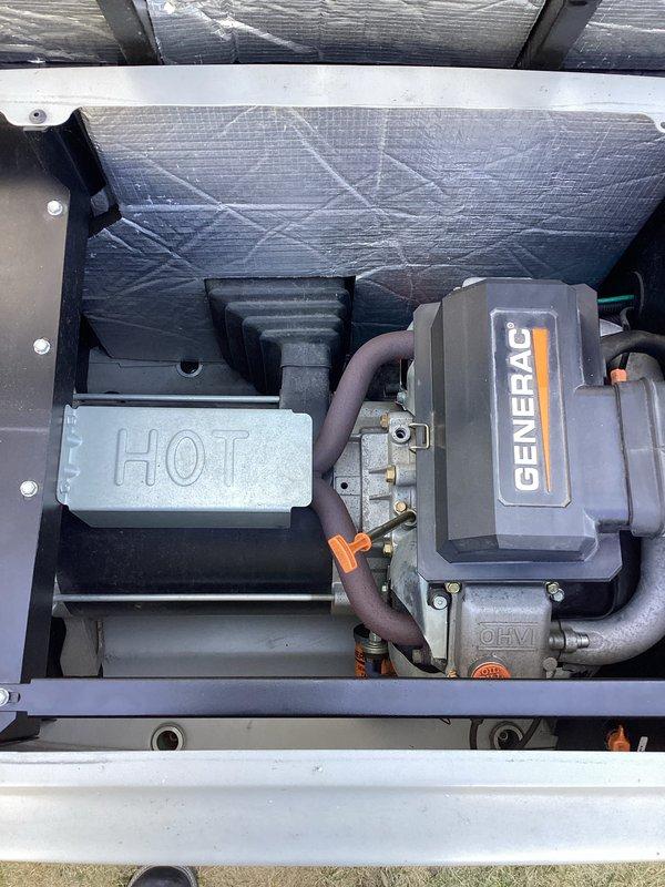 Completed comprehensive tune-up service on Generac generator unit. Performed standard maintenance procedures including inspection of all mechanical components, connections, and control systems. Advised client that generator battery will require replacement in the near future to ensure reliable operation.