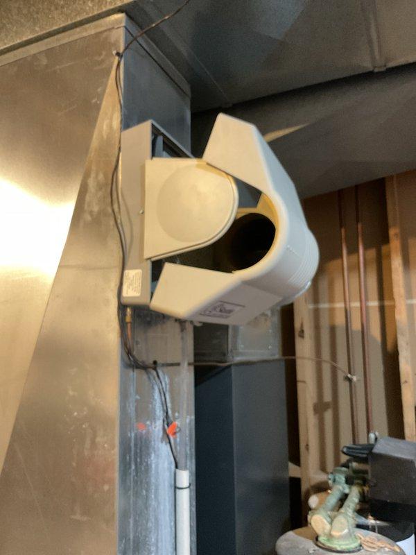 Completed annual heating maintenance on 2011 EnergiAir furnace system with integrated humidifier. Performed comprehensive tune-up including filter inspection, burner assembly cleaning, heat exchanger examination, blower motor lubrication, and thermostat calibration. Inspected and tested whole-home humidifier unit mounted to supply ductwork, verified proper water flow and drainage. All safety controls, gas pressure, and combustion readings verified within manufacturer specifications. System operating efficiently with no issues found.