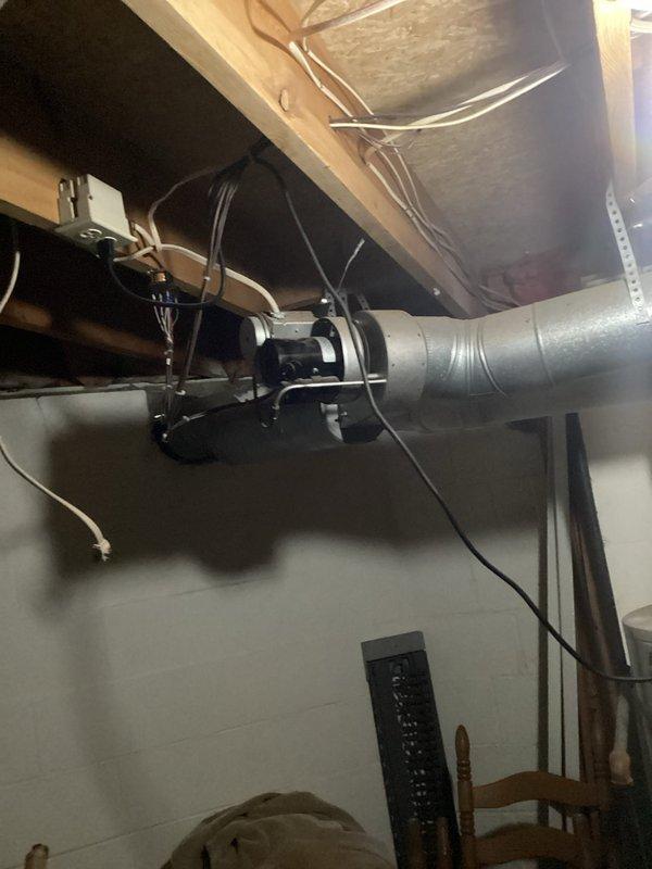 Responded to service call for A.O. Smith water heater experiencing intermittent circulating pump cycling and complete loss of hot water accompanied by unusual noises. Upon inspection, diagnosed malfunctioning recirculation pump assembly mounted at top of unit causing system failure. Evaluated electrical connections, plumbing configuration, and overall water heater operation. Documented equipment condition and mechanical systems for further assessment and repair recommendations.