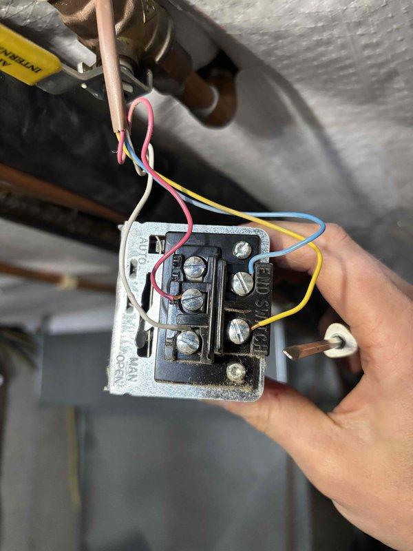 Completed quoted repairs on HVAC system and water filtration equipment. Replaced water filter cartridges at kitchen location, installing new sediment and carbon filters in under-counter filtration system. Performed electrical repairs on HVAC unit, servicing terminal block connections and securing multiple wire connections including control wiring. All components tested and verified operational upon completion.