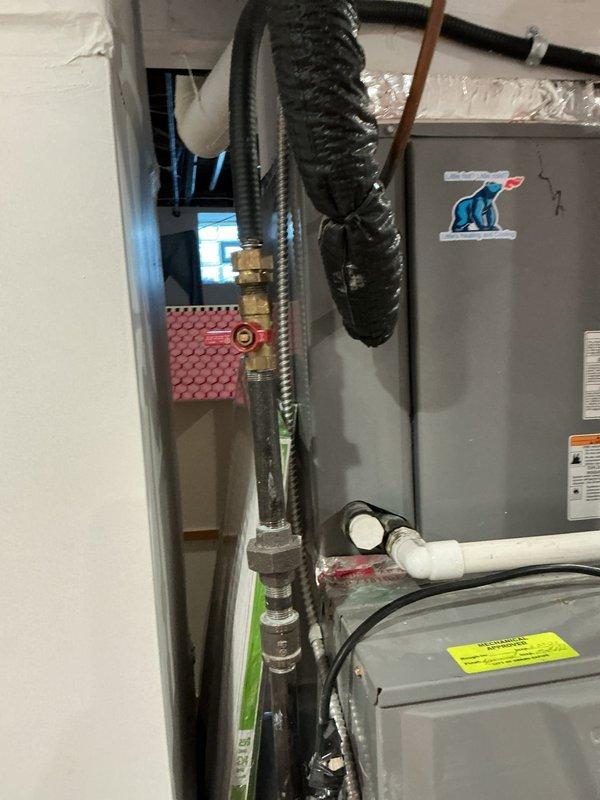 Responded to no heat call on 7-year-old ICP system that previously required air handler service. Upon arrival, performed diagnostic evaluation of heating system and associated components. Inspected air handler unit, ductwork connections, condensate management system, and all related mechanical and electrical connections. Verified proper operation of heating system, checked refrigerant lines, expansion tank, and control systems. Restored heat to occupied space and confirmed system functionality before departure.