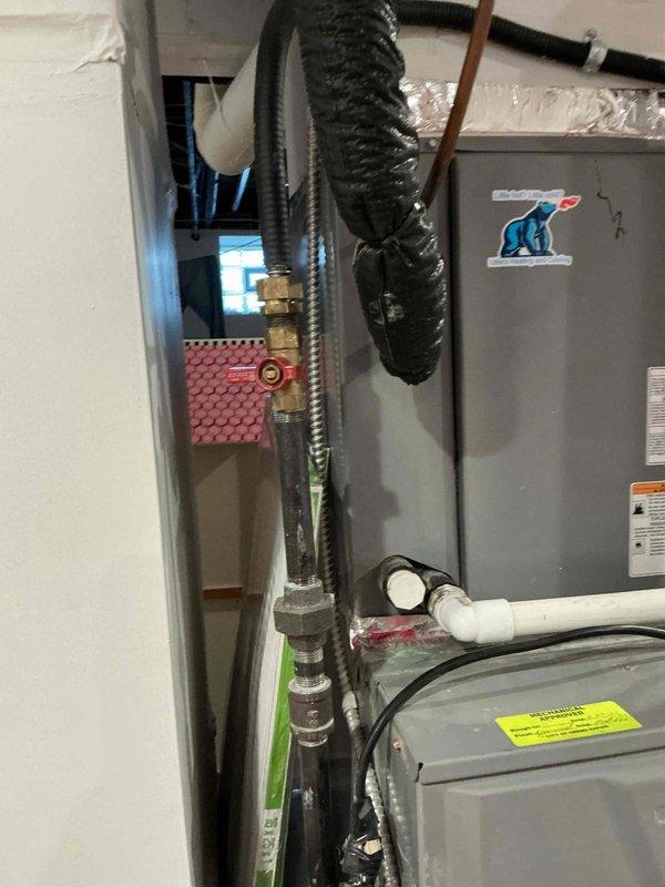 Responded to no heat call on 7-year-old ICP system that previously required air handler service. Upon arrival, performed diagnostic evaluation of heating system and associated components. Inspected air handler unit, ductwork connections, condensate management system, and all related mechanical and electrical connections. Verified proper operation of heating system, checked refrigerant lines, expansion tank, and control systems. Restored heat to occupied space and confirmed system functionality before departure.