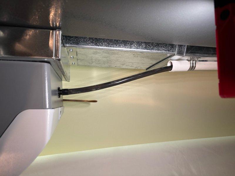 Completed annual cooling maintenance on 12-year-old system. Performed comprehensive tune-up including inspection of air handler interior components, ductwork assembly, electrical connections, and temperature sensor. Verified proper operation of condensate drain system, examined copper refrigerant lines and insulation integrity, and confirmed all mounting hardware and support brackets were secure. System operating within normal parameters with no deficiencies noted.