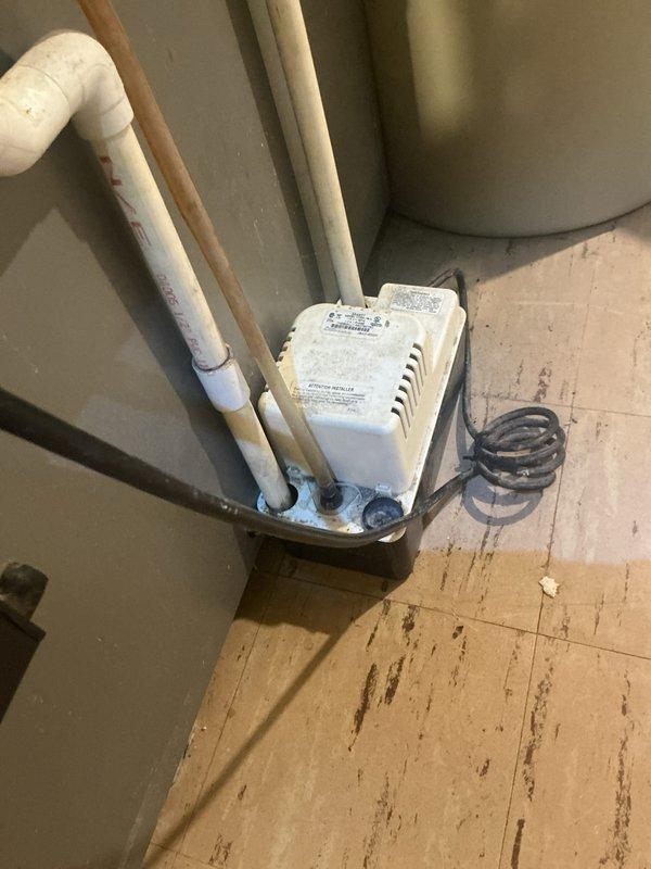 Completed annual cooling maintenance on 16-year-old AC system. Addressed water dripping from HVAC clean-out port by inspecting and servicing the condensate pump and drainage system. Performed standard tune-up procedures including system performance evaluation, refrigerant level check, electrical connections inspection, and component cleaning to ensure optimal cooling efficiency for the upcoming season.