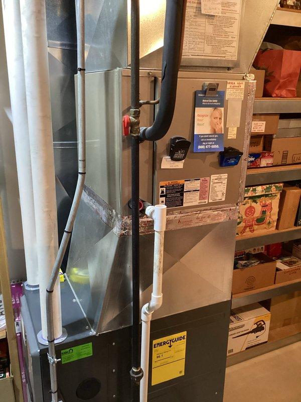 Completed comprehensive furnace and air conditioning tune-up on residential HVAC system. Performed standard maintenance procedures including inspection of furnace components, ductwork, and associated mechanical systems. Also serviced 8-year-old water heater manufactured in September 2019, verifying proper operation and safety compliance.