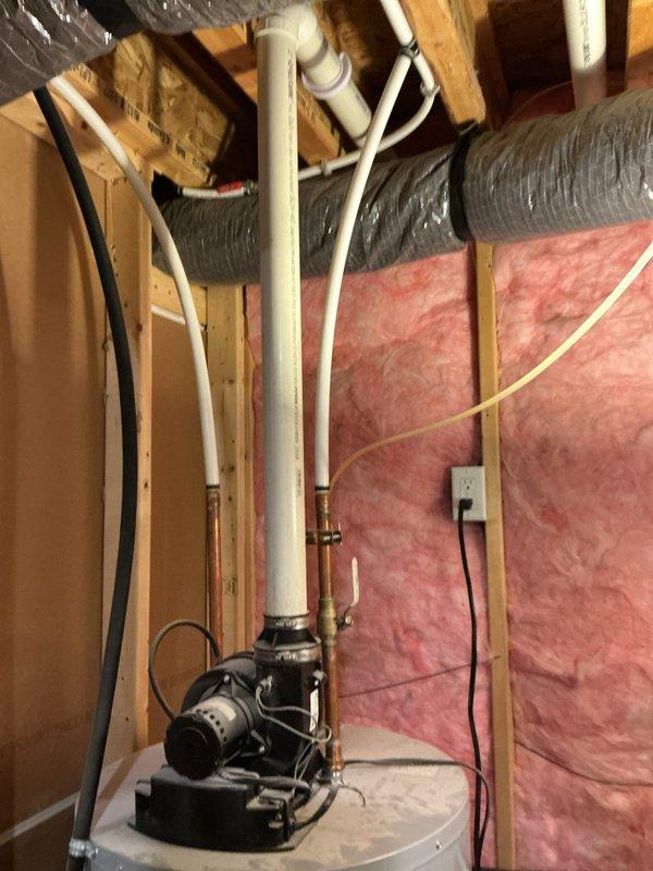 Responded to service call for 10-year-old Lochinvar water heater displaying low flame signal error code. Diagnosed and resolved the flame sensor issue, verified proper combustion and gas flow, and tested unit operation to ensure error code was cleared and hot water production restored to normal function.