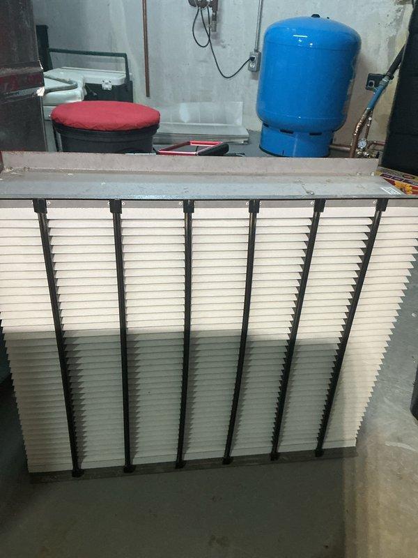 Completed annual heating maintenance on furnace and humidifier system. Performed comprehensive tune-up including inspection of all mechanical components, filter examination, and system operational testing. Verified proper airflow through return air grille, confirmed humidifier functionality, and ensured all heating equipment operating within manufacturer specifications for the upcoming heating season.