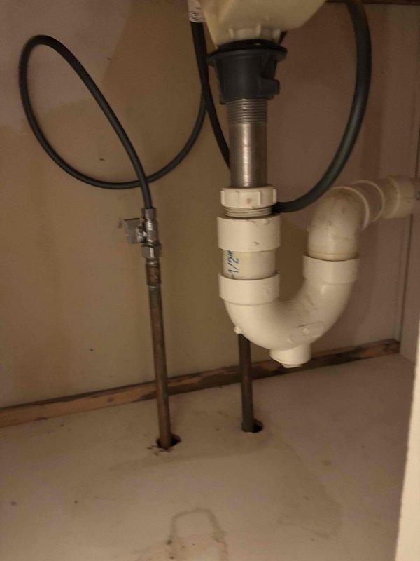 Responded to service call for multiple bathroom plumbing issues. Addressed intermittently running toilet, replaced broken flush handle on second toilet, and replaced leaking bathroom sink faucet. Water supply had been shut off to one toilet by homeowner prior to arrival. Inspected P-trap assembly and drain connections under sink during faucet replacement to ensure proper installation and verify no additional leaks in drainage system. All fixtures tested and confirmed operational upon completion.