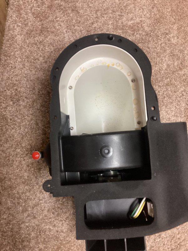 Completed warranty water heater repair by replacing failed inducer assembly. Removed old inducer motor from top of unit, installed new replacement part obtained from Ferguson Supply (part #743291549-001), and verified proper operation of draft inducer motor and pressure switch functionality upon completion.