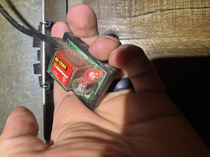 Responded to no heat call on 4-year-old Lennox furnace that stopped operating following a storm. Customer reported sensor blinking and suspected system may have tripped due to weather event affecting chimney with newly installed roof. Upon inspection, identified flame sensor as cause of system lockout. Removed and inspected flame sensor, which showed carbon buildup and contamination preventing proper flame detection. Cleaned flame sensor rod thoroughly to restore proper conductivity and reinstalled component. Cycled system through multiple heating cycles to verify proper ignition sequence and flame sensing operation. Confirmed furnace returned to normal operation with no fault codes present. System now heating properly with all safety controls functioning as designed.