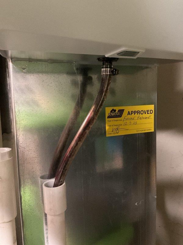 Completed annual heating and cooling maintenance on furnace and humidifier system. Performed comprehensive tune-up including inspection of all mechanical components, burner assembly, heat exchanger, blower motor, and electrical connections. Verified proper operation of humidifier unit and adjusted settings for optimal performance. Cleaned and inspected condensate drain system, checked refrigerant lines and connections on cooling system components. All equipment operating within manufacturer specifications with no immediate repairs required at time of service.