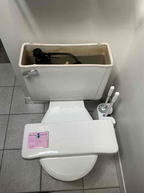 Responded to service call for Kohler Sink Model K596 with reported check valve leak that was progressively worsening. Inspected sink assembly and attempted valve removal without success due to access limitations or corrosion. Additionally evaluated toilet tank valve mechanism, noting mineral deposits and potential component wear requiring attention. Inspected basement water supply line feeding exterior hose spigot and identified crack in copper piping that requires repair to prevent water damage. Documented all findings with photographs for customer reference and future repair planning.