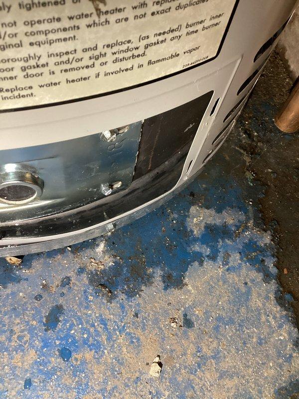 Responded to service call for water heater with pilot light that would not ignite. Upon arrival, inspected approximately 10-year-old unit and verified pilot assembly would not light. Customer reported gas valve had been replaced within the past year and suspected current issue was related to that component. Performed diagnostic testing of gas valve operation, thermocouple function, and pilot assembly. Checked gas supply pressure and verified adequate flow to unit. Inspected burner assembly and pilot orifice for debris or blockage. Documented existing conditions with photographs showing unit installation and surrounding plumbing connections. Based on preliminary assessment and recent history of gas valve replacement, determined further evaluation needed to identify root cause of pilot ignition failure.