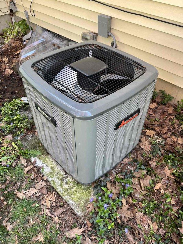 Conducted site evaluation of outdoor air conditioning condenser unit to assess relocation options for upcoming exterior home remodeling project. Documented current installation configuration including unit positioning against vinyl siding, electrical conduit routing, refrigerant line set configuration, and concrete pad placement. Photographed existing setup showing condensate drain line, power supply connections, and clearance measurements from structure. Discussed temporary relocation procedures with client, explaining that unit can be moved short distances by extending refrigerant lines and electrical connections, or alternatively can be temporarily disconnected and relocated to adjacent area with proper line set protection and electrical safety measures during construction period. Advised on importance of maintaining proper clearances, level pad placement, and protection of refrigerant lines during any relocation work. Recommended scheduling air conditioning performance check follow