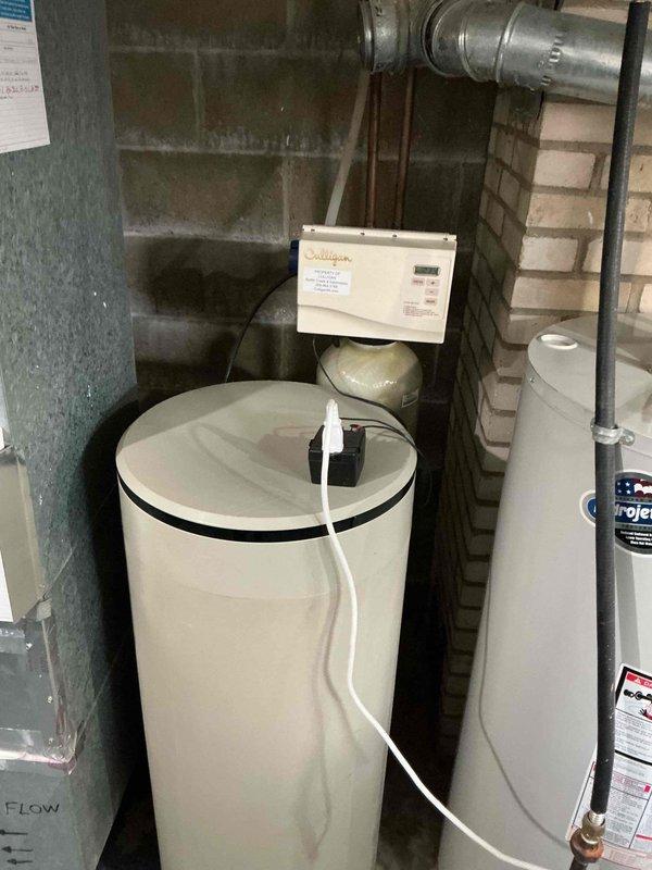 Responded to customer concern regarding corroded copper piping at water heater connection with history of previous minor leaking. Performed thorough inspection of water heater copper supply lines, connections, and fittings for active leaks, corrosion damage, and structural integrity. Examined pipe condition at inlet/outlet connections and assessed severity of oxidation on copper components. Documented current state of plumbing system with photographic evidence showing water heater installation, associated piping, and mechanical room configuration for customer records.