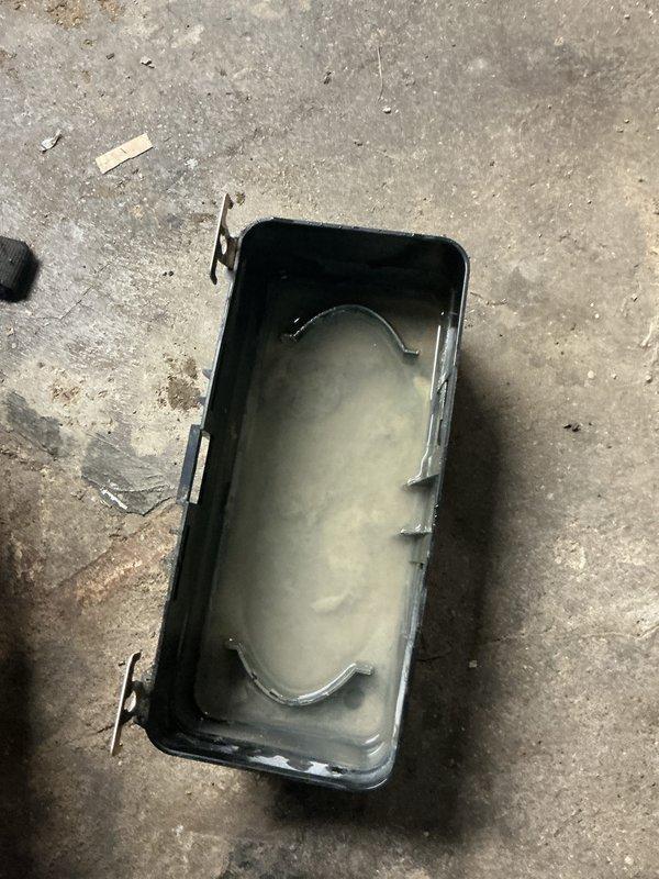 Completed annual cooling system maintenance and inspection. Removed, cleaned, and reinstalled condensate drain pan which showed mineral deposit buildup from normal operation. Performed standard tune-up procedures including system performance verification to ensure proper cooling operation for the upcoming season.