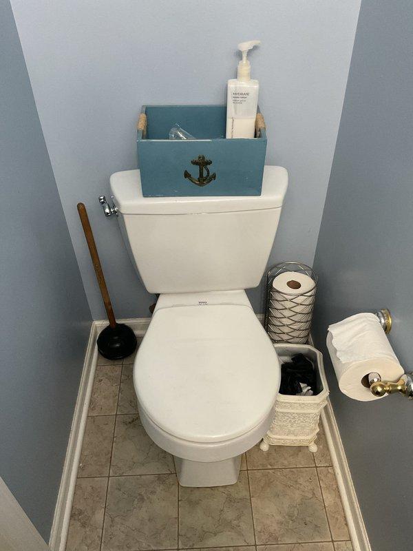 Responded to emergency call for backed-up first floor toilet. Upon arrival, found standard white porcelain toilet experiencing drainage blockage that posed overflow risk. Successfully cleared obstruction using appropriate plumbing tools, restoring full functionality to the unit. Verified proper flushing operation and confirmed drainage system was flowing freely with no remaining backup issues.