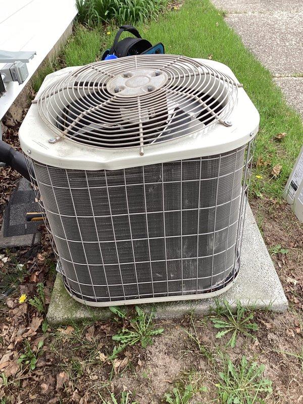 # CP-Cooling Problem Resolution

Responded to service call for residential air conditioning system experiencing insufficient cooling capacity. Customer reported unit running but unable to adequately lower indoor temperature. Upon arrival, performed comprehensive system evaluation of 6-year-old EcoAir condensing unit.

Conducted visual inspection of outdoor condenser unit, which appeared in good physical condition with protective grilles and housing intact. Verified unit operation and assessed airflow through condenser coils. Performed standard diagnostic procedures to identify root cause of reduced cooling performance. 

Addressed cooling deficiency through appropriate corrective measures. System restored to proper operating parameters with adequate cooling capacity achieved. Verified temperature differential and confirmed unit cycling properly to maintain desired indoor comfort levels.
