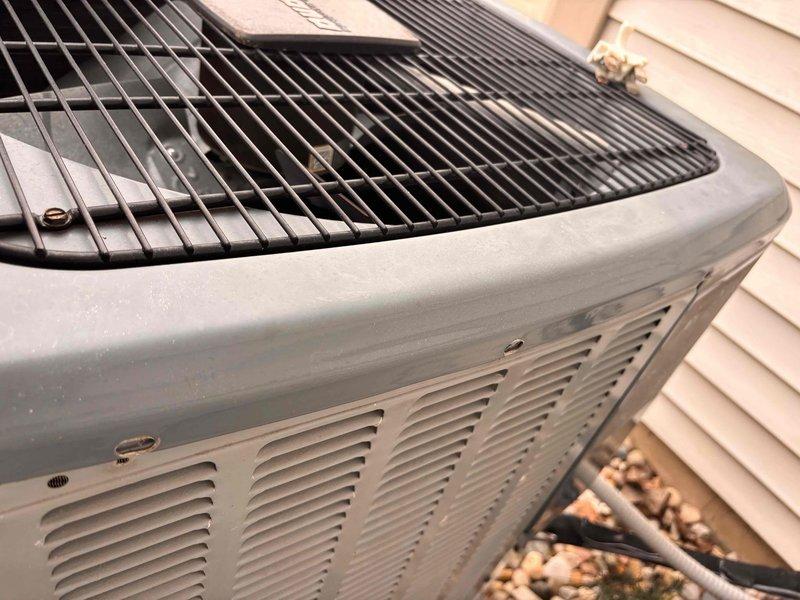 Responded to no-cooling call for 9-year-old Amana system with non-engaging outdoor condenser unit. Upon arrival, performed diagnostic assessment of the outdoor condensing unit and electrical components. Identified failed contactor preventing compressor and condenser fan operation. Replaced defective contactor with properly rated replacement part. Verified proper voltage supply to unit and tested all safety controls. Cycled system through complete operational sequence, confirming compressor engagement, condenser fan motor operation, and proper amperage draw on all components. Unit restored to full cooling operation with normal operating pressures and temperatures.