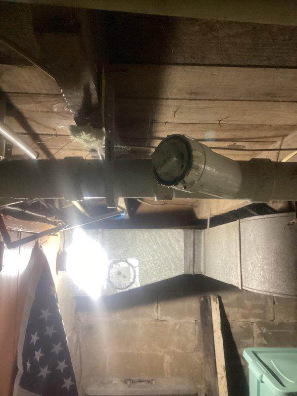 Responded to recurring kitchen drain issue that required service every 3-4 years. Upon arrival, investigated customer concern that the blockage was located in the basement drain line rather than the kitchen drain itself, as a previous technician had only cleaned the trap without snaking the line. Accessed basement plumbing system, located the affected drain line below the kitchen, and performed cable snaking procedure to clear the blockage in the basement section of the drainage system, resolving the issue at its source.