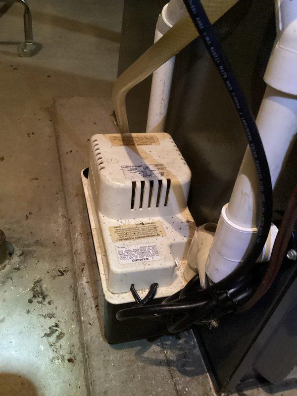 Completed annual cooling maintenance on 6-year-old EnergiAir unit with warranty through September 2029. Performed comprehensive system inspection including condensate pump evaluation in mechanical room, which showed normal operation with typical dust accumulation. Conducted temperature differential testing achieving 57-degree split, confirming proper refrigerant charge and system performance. Addressed customer inquiry regarding air filter replacement needs and provided recommendations for maintenance schedule.