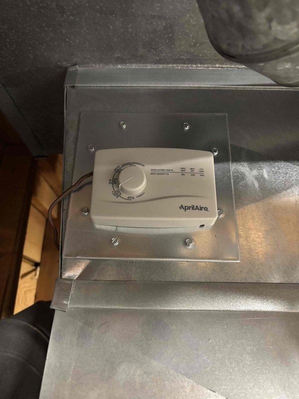 Completed annual heating maintenance on 16-year-old International Comfort Products furnace and humidifier system. Addressed customer concern regarding non-functioning humidifier by inspecting AprilAire humidity control unit and associated components. Verified humidifier sensor mounting, wiring connections, and control settings. Performed standard furnace tune-up procedures including system inspection, filter evaluation, and operational testing to ensure proper heating function for the upcoming season.