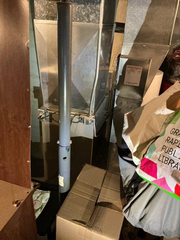 Conducted comprehensive assessment of 16-year-old furnace system for replacement estimate and new air conditioning installation. Documented existing HVAC equipment configuration in basement mechanical room, including furnace unit with vertical PVC venting, galvanized ductwork, and associated plumbing infrastructure. Provided detailed quote for complete furnace replacement and AC system installation to address aging equipment concerns.