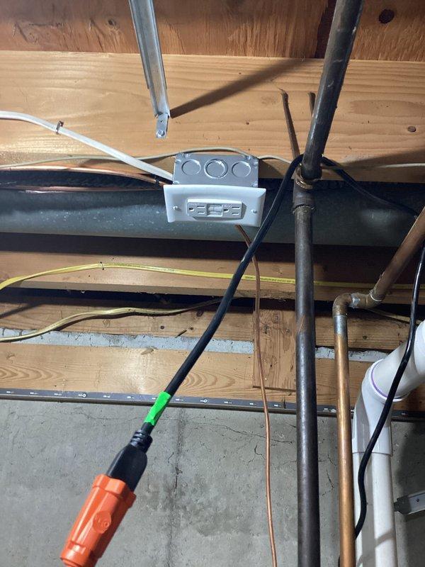 Responded to no hot water call on recently installed Bradford White water heater. Upon arrival, found electronic control module on unit was not energized. Inspected electrical connections and power supply to water heater. Reset control module and verified proper power delivery to unit. Tested water heater operation and confirmed heating cycle initiated successfully. Unit restored to full operation with hot water delivery confirmed.
