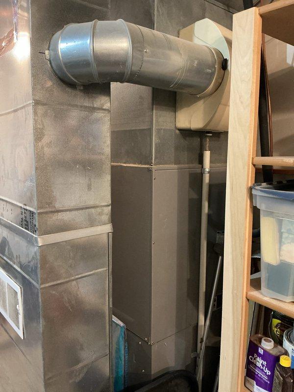 Completed annual cooling maintenance on 16-year-old ICP air conditioning system. Performed comprehensive tune-up including inspection of furnace unit, ductwork connections, and associated HVAC components in basement mechanical room. All systems evaluated and found operating within normal parameters for continued seasonal use.