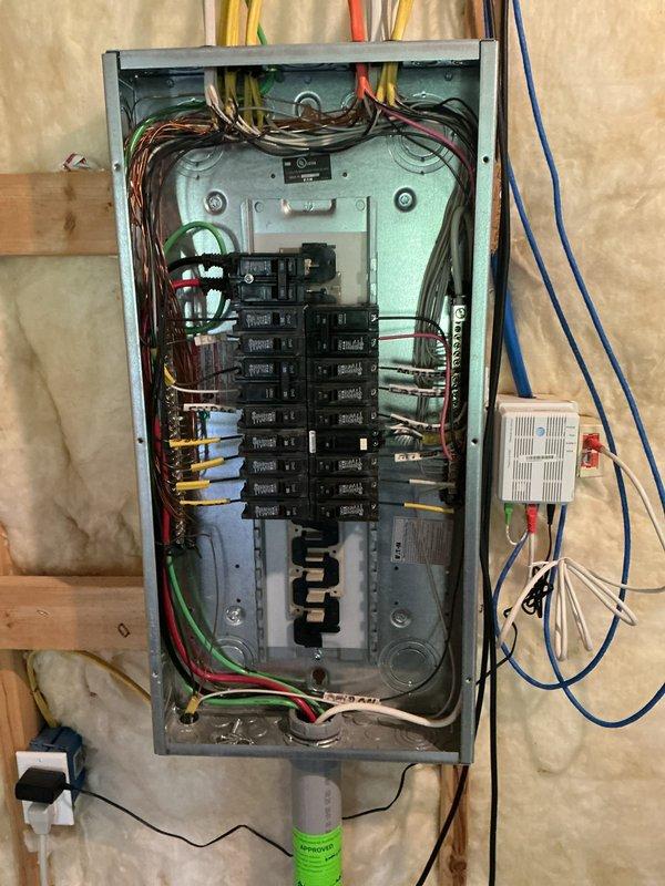Installed new bathroom vanity light fixture and under-counter kitchen lighting in six-year-old residential home. Ran new branch circuits from main electrical panel to accommodate additional lighting loads, installed appropriate circuit breakers, and verified all connections met current NEC standards. All new lighting fixtures tested and operational upon completion.